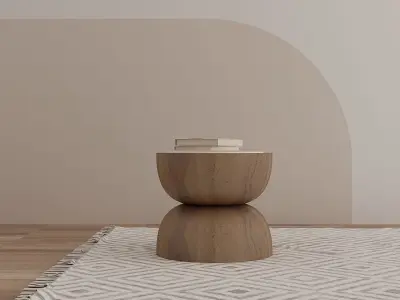 Side table 3D model