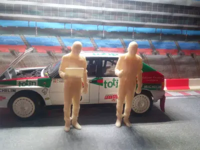 PILOT AND CO-PILOT WITHOUT HELMET 3D print model