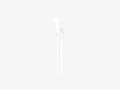 Shower - Hand - Luxury - Bold Low-poly 3D model