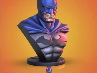 Batman bust 3D print model