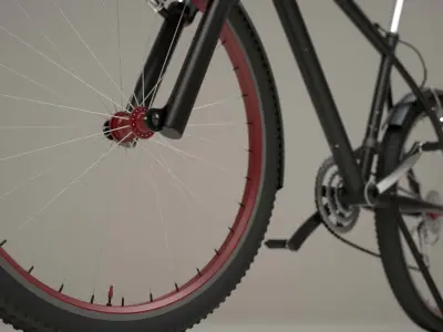 Bicycle mountain bike 3D model