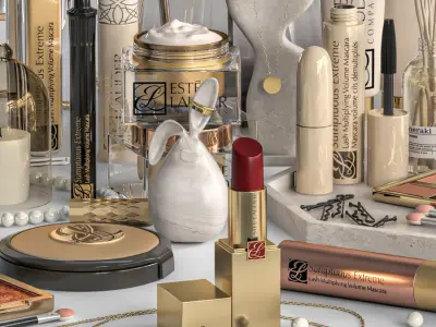 makeup set 01 3D model