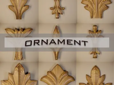 Ornament 3D Model-vol8 3D Model Collection