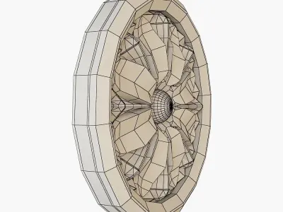 rosette cnc 3D model