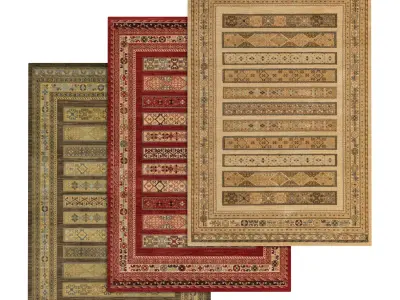Rug Set 1977 3D model
