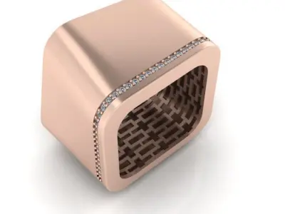 square ring 3D print model