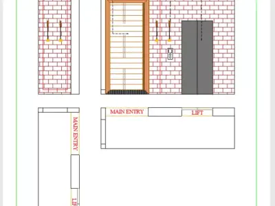 door design  Free 3D model