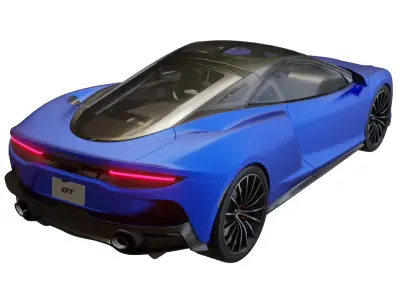 McLaren GT 2020 Low-poly 3D model by sinan-alzayde