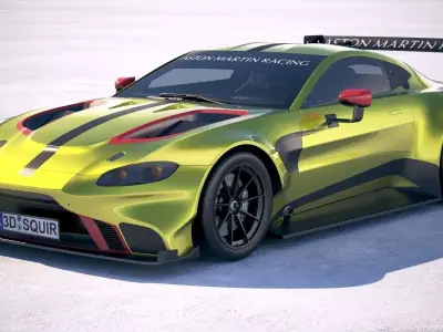 Aston Martin Vantage GTE Racecar  3D model