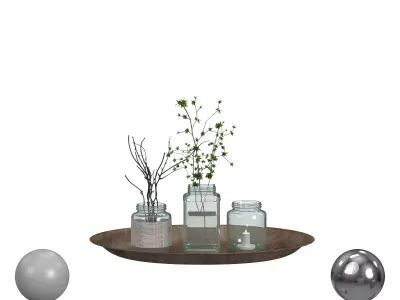 decoration set 3D model get