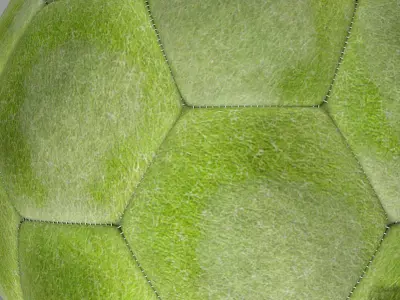 Soccerball indoor Low-poly 3D model