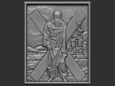 Icon Of St Andrew The Apostle  3D print model