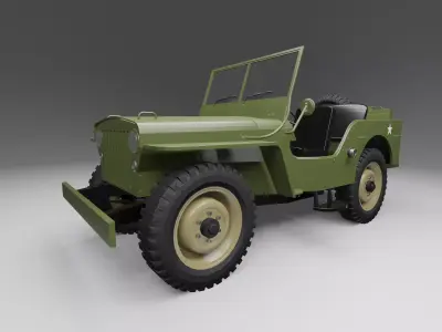 Jeep car Free 3D model from CGTrader