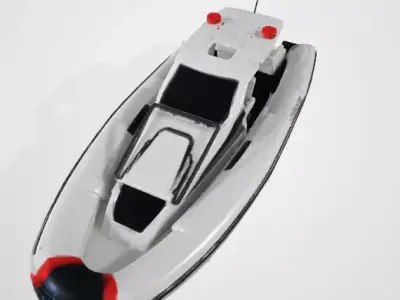 Futuristic Boat 3D model