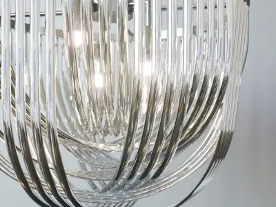Chandelier fine glass  3D model