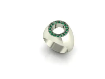 Signet Ring 3D print model