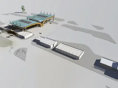 BORDER CROSSING Set 3D model