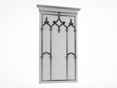 Classic Mirror Chelini Art 2132 3D model