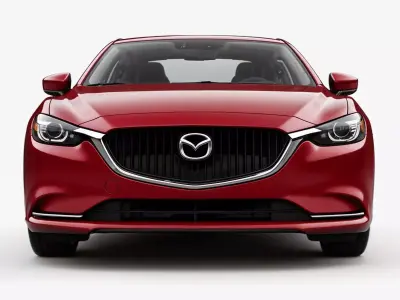 Mazda 6 Sedan 2018 Low-poly 3D model