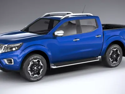 Nissan Navara DoubleCab 2020 3D model