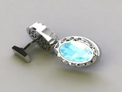 Cufflinks Graph 3D print model
