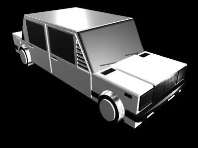 Vaz Car 3D model