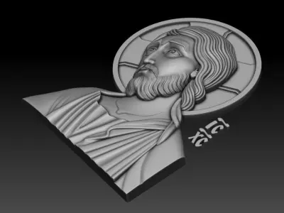 Jesus 3 statue of 3D print model
