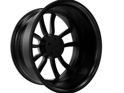 CARBON WHEEL 3D model by ds34377