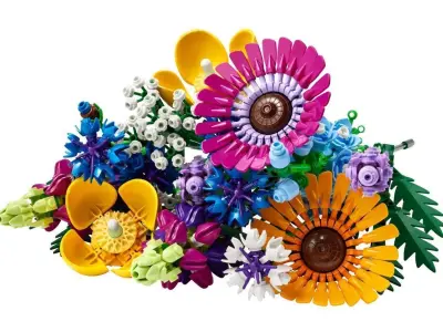 PixelBricks3D - Lego Wildflower Bouquet  3D print model