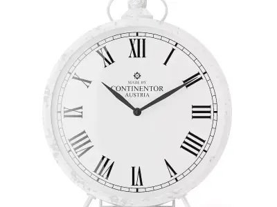 White Clock 3D model