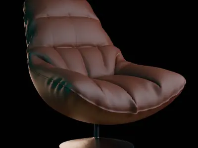 Modern Lounge Chair 3D model purchase