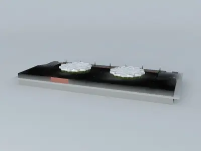 The Twin Pines 3 3D model