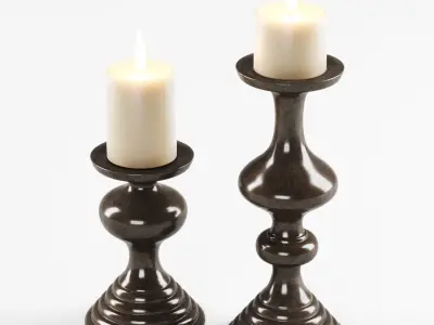 Vermissen richmond candle holders  3D model