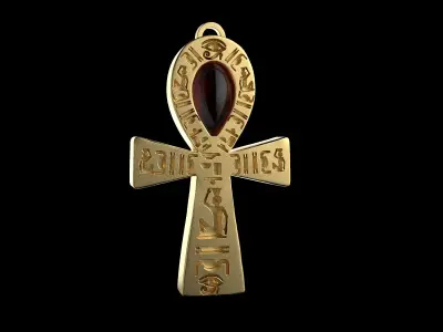 Cross Ankh  3D print model
