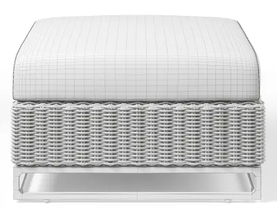 OVE Torrance III Pieces Ottoman 3D model