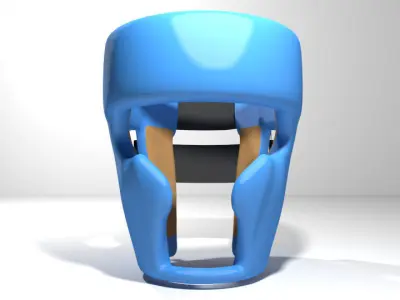 Martial-Art Headguard - Type 2 3D model