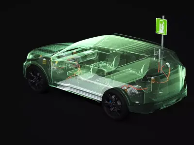 4x4 Hybrid and Chargepoint X-Ray 3D model
