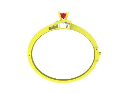 A7560 Luxury Princess Diamond Women Bangle Bracelets 3D Model 3D print model