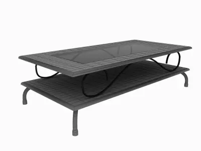 Antique Coffee Table 3Dsmax 3D model