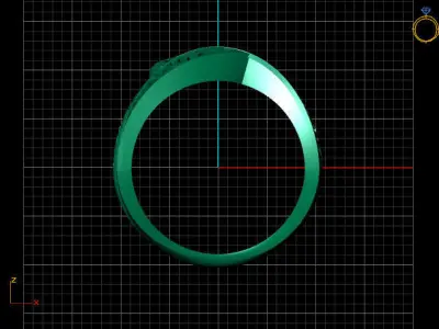Fancy Womens Rings Plain Rings Ready STL 3DM Models Rings 3D print model shop