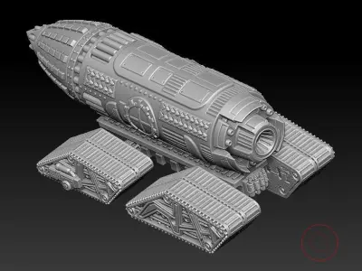 WAR-ENGINS of the Armageddon set 8 Ordinatus-Akytaeusir 3D print model