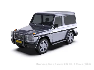 1995 Mercedes-Benz G320 SWB 3D model