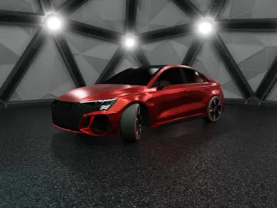 2022-2023 Audi RS3 3D model