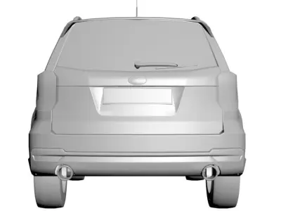 Purple Jeep 3D model