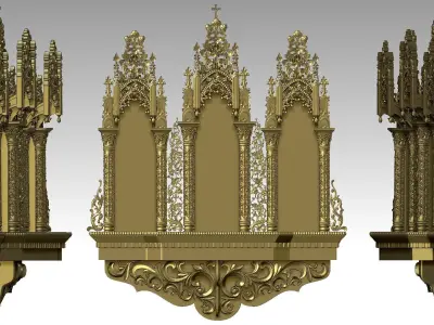 Catholic Altar V3 3D print model