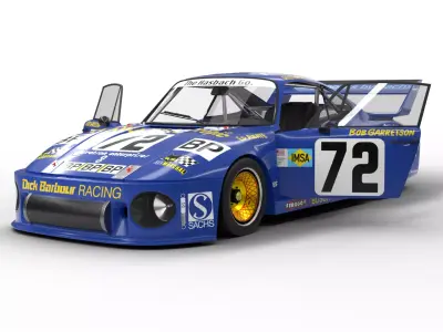 Porsche 935 Le Mans 1979 79 Barbour Racing HQ 3D model