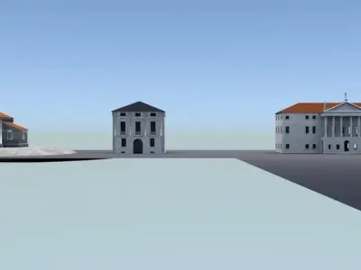 3 Palladian Palaces ARCHITECTURE 3D model