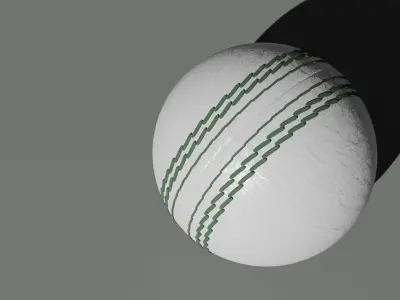 Cricket Ball 3D model