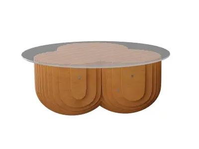 Parametric coffee table 13 3D model