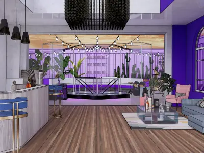 House interior 3D model
